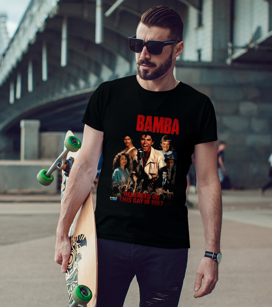 Bamba Released On This Day In 1987 80s Movie T-Shirt
