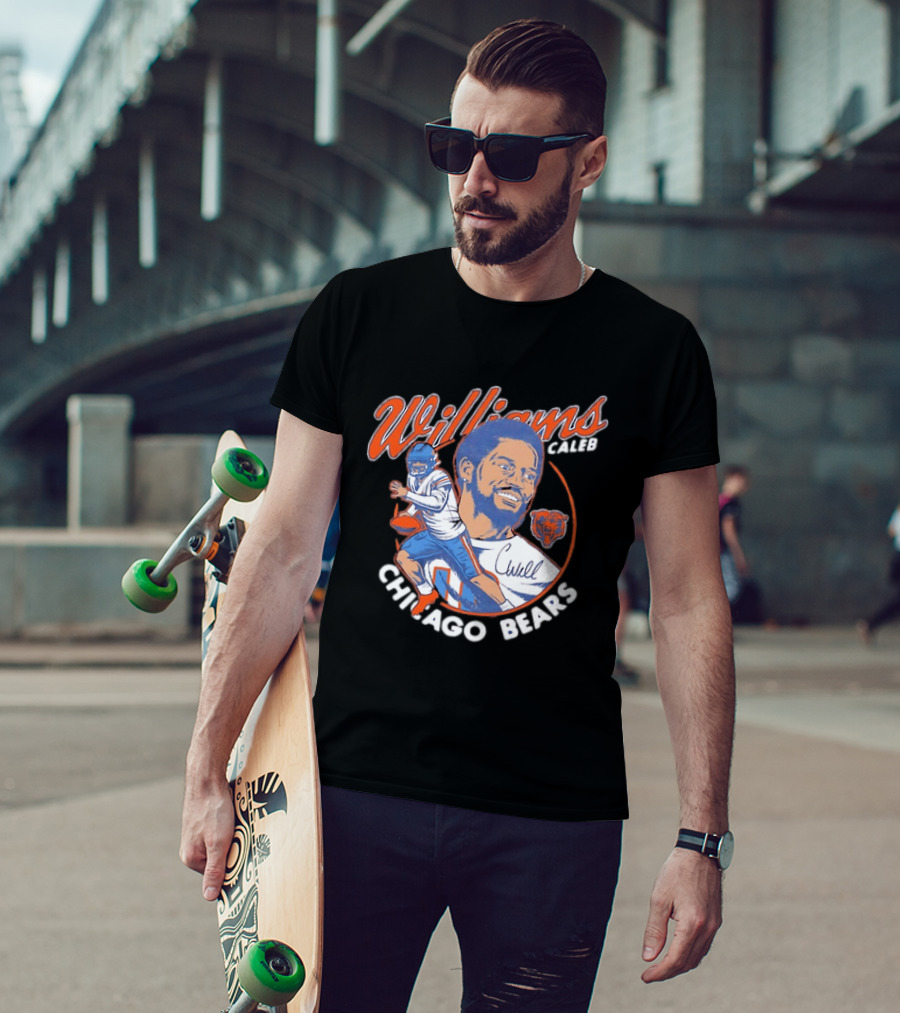 Williams Caleb Chicago Bears Football Player Bears T-Shirt