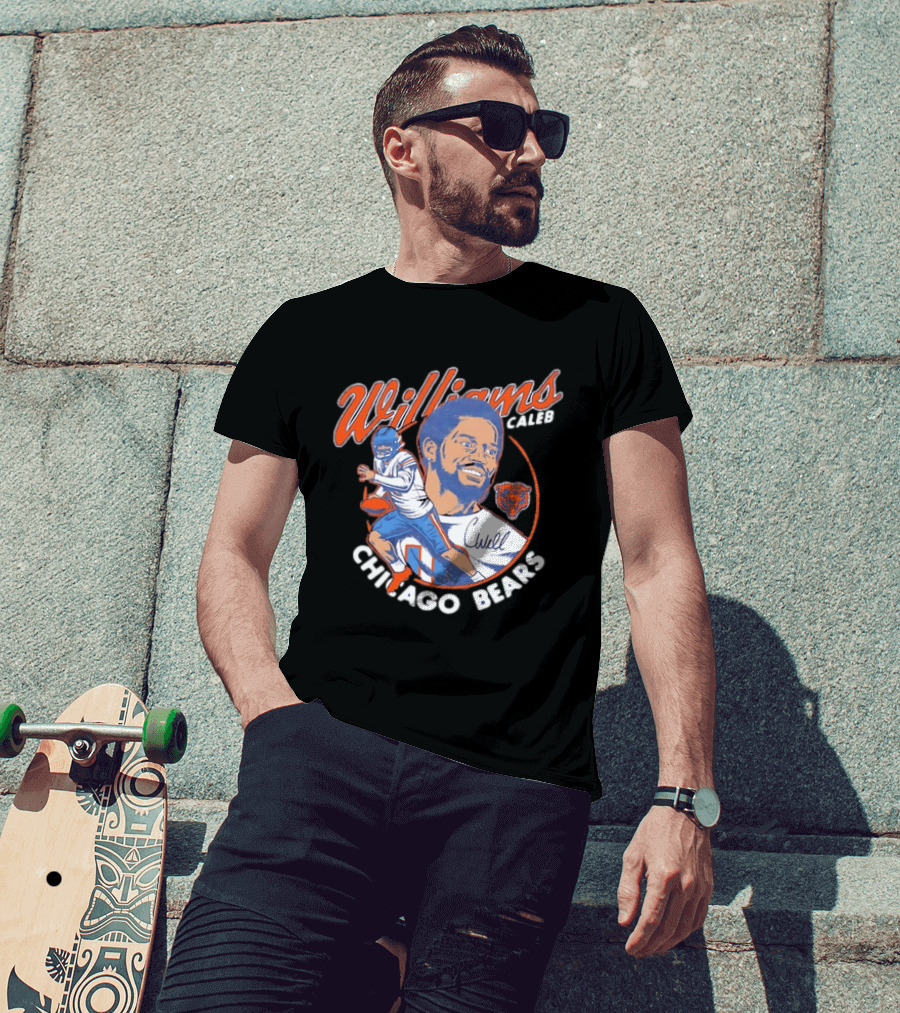 Williams Caleb Chicago Bears Football Player Bears T-Shirt