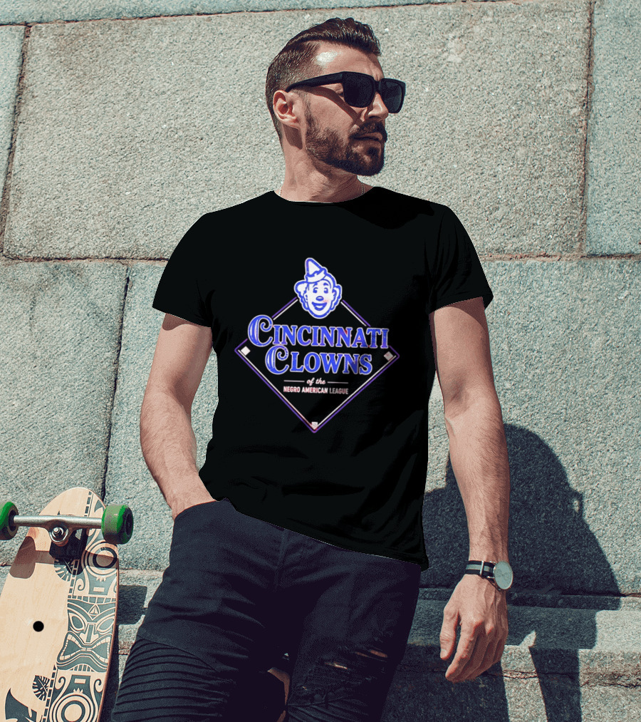 Cincinnati Clowns Negro American League Baseball Team T-Shirt