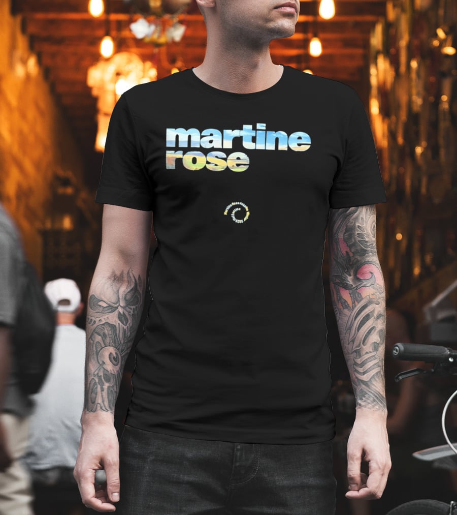 Martine Rose Autumn Winter 2021 Collection Sky Landscape Spiral T-Shirt