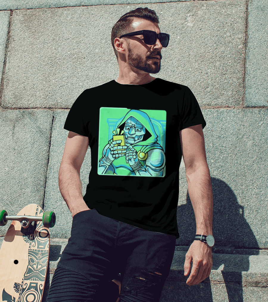 Doctor Doom Marvel Villain Doom Scroll Of Doom T-Shirt