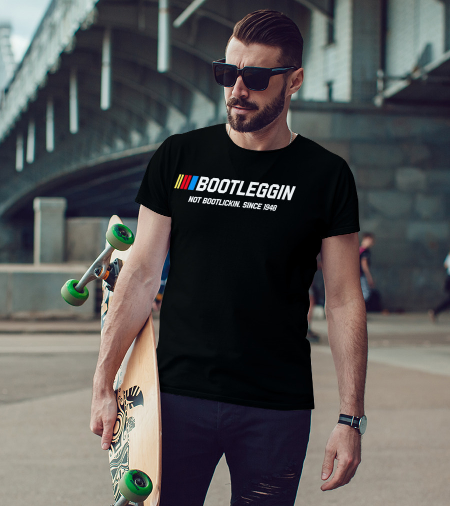 BOOT Not Bootlickin Since 1948 Racing T-Shirt