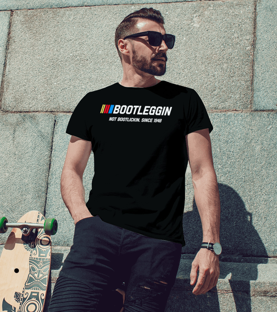 BOOT Not Bootlickin Since 1948 Racing T-Shirt