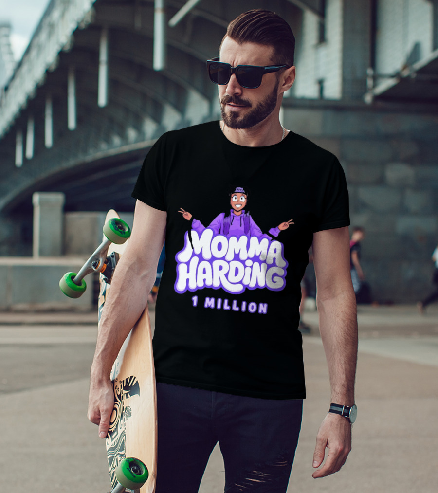 Momma Harding Stay Sober 1 Million Content Creator Celebration T-Shirt