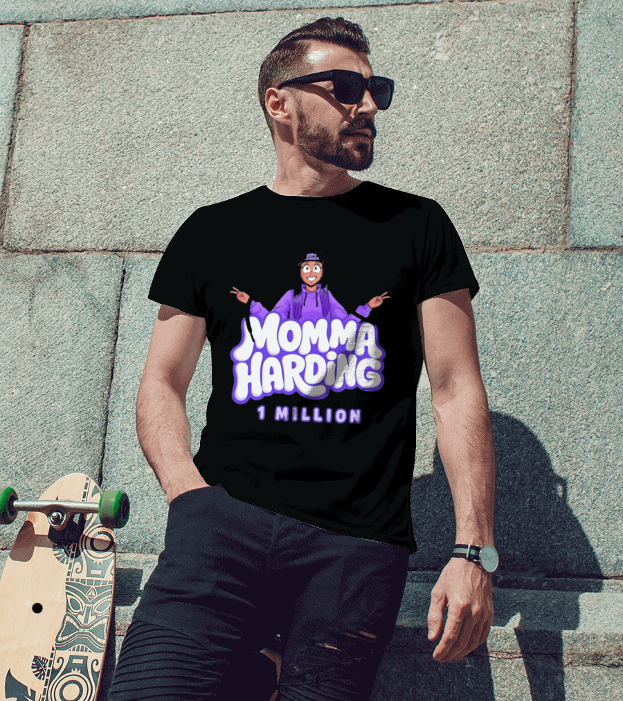 Momma Harding Stay Sober 1 Million Content Creator Celebration T-Shirt