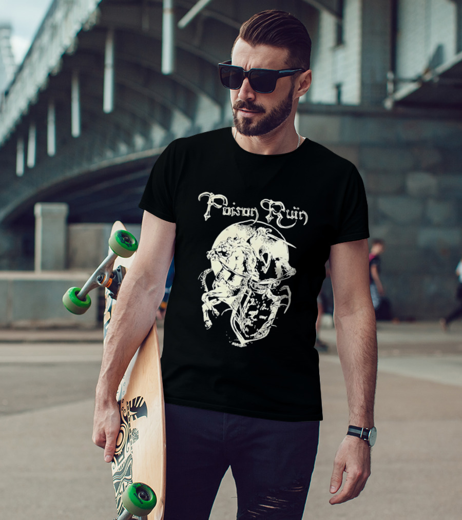 Poison Ruin Knight On Horseback Dungeon Synth Band T-Shirt