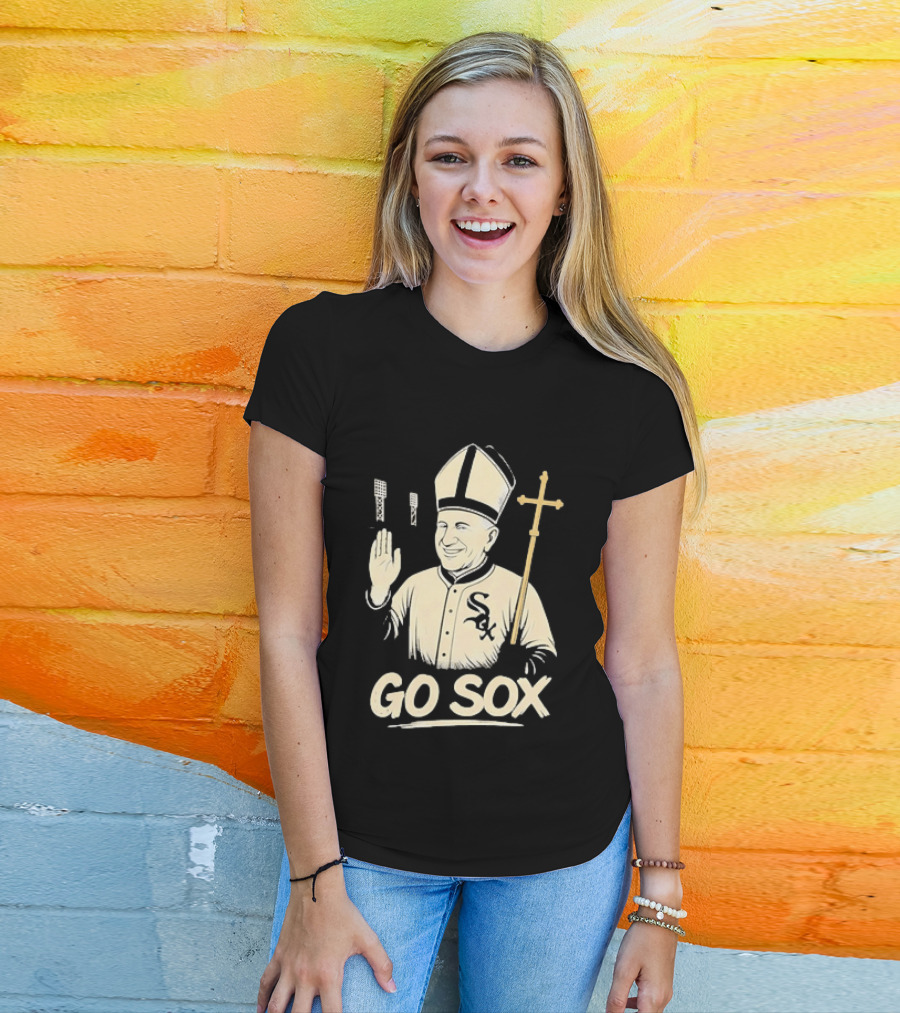 Pope Francis Go Sox Chicago White Sox MLB T-Shirt
