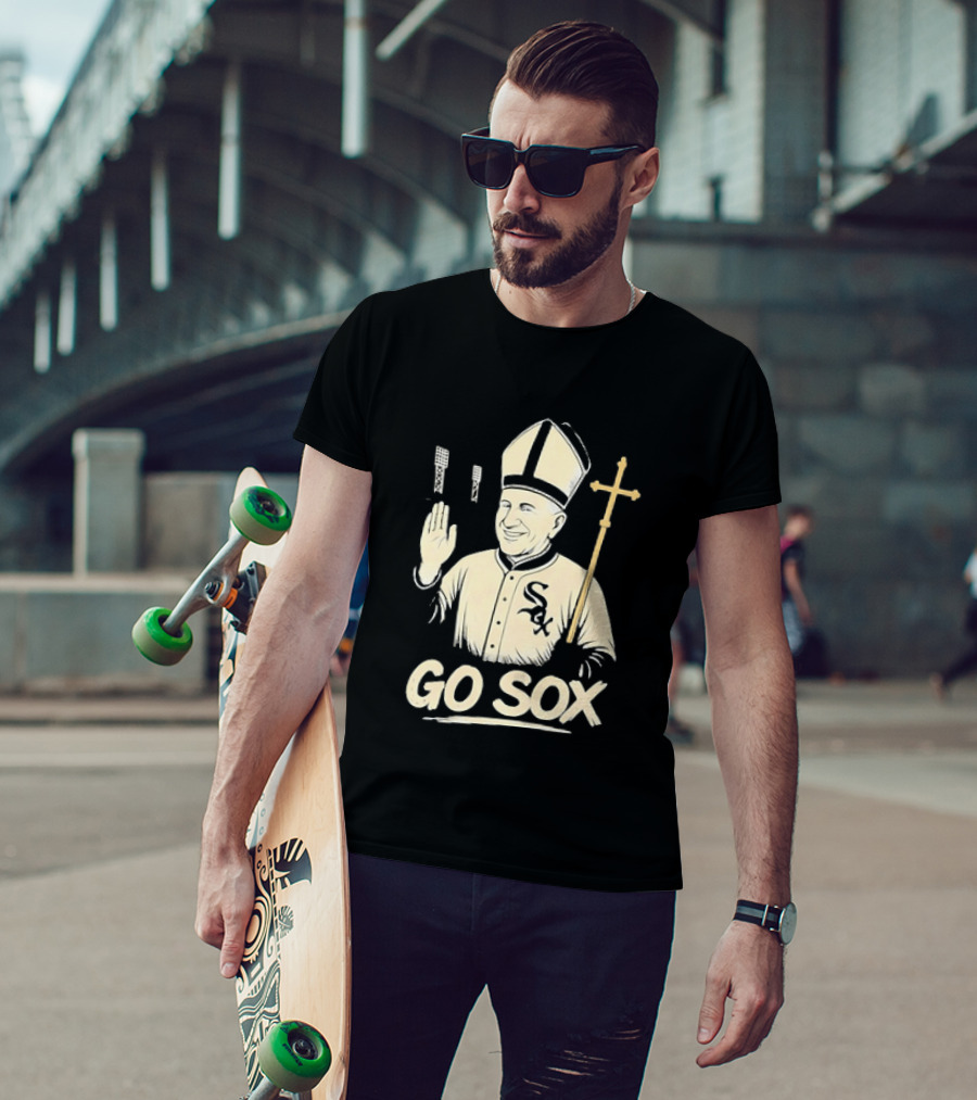 Pope Francis Go Sox Chicago White Sox MLB T-Shirt