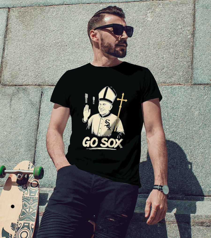 Pope Francis Go Sox Chicago White Sox MLB T-Shirt