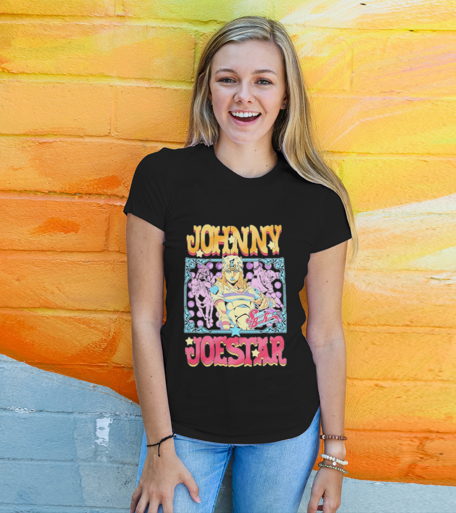 Johnny Joestar Steel Ball Run JoJo's Bizarre Adventure SBR Anime T-Shirt