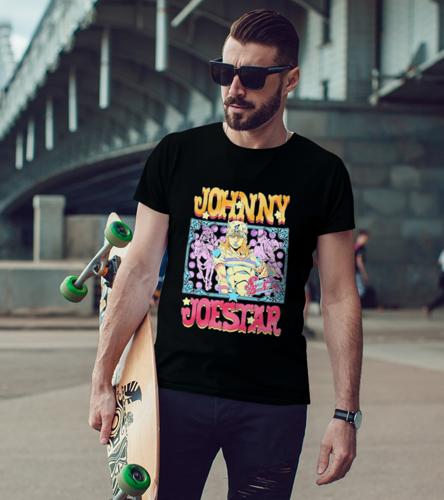 Johnny Joestar Steel Ball Run JoJo's Bizarre Adventure SBR Anime T-Shirt
