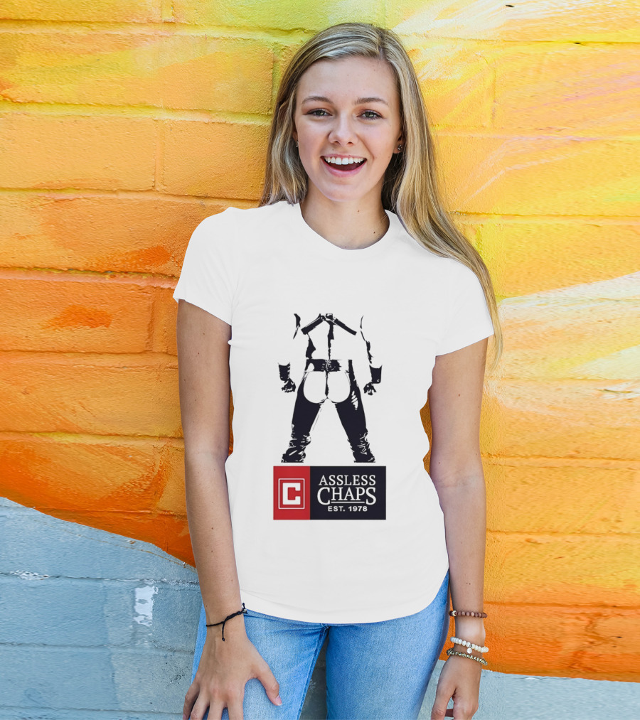 Assless Chaps Est 1978 Western Wear Biker Fashion T-Shirt