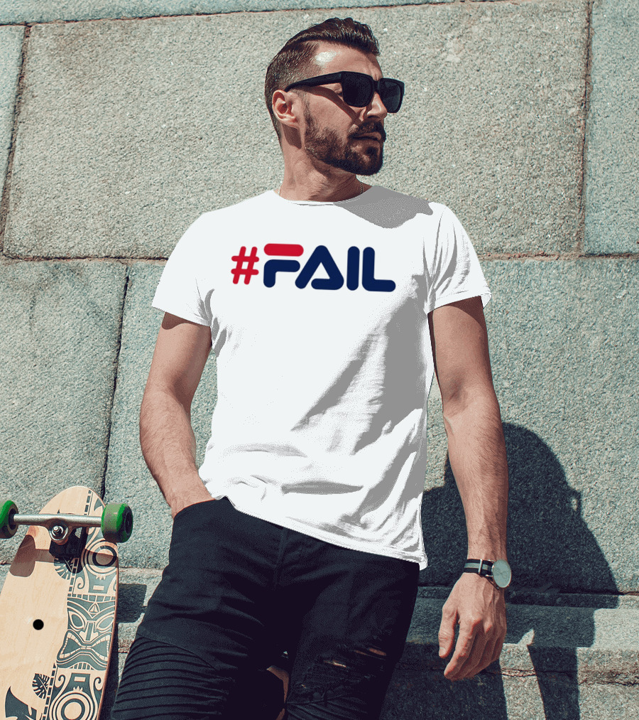 #FAIL Hashtag Bold Modern T-Shirt