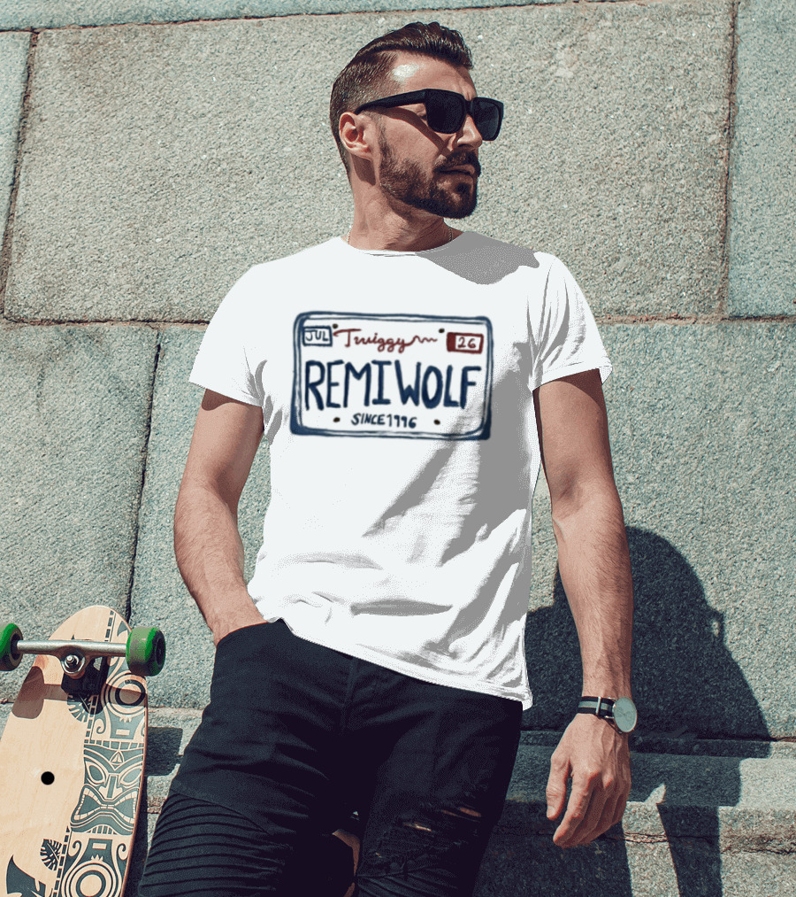 Remi Wolf Store License Plate December Twirl 227 California 2023 T-Shirt