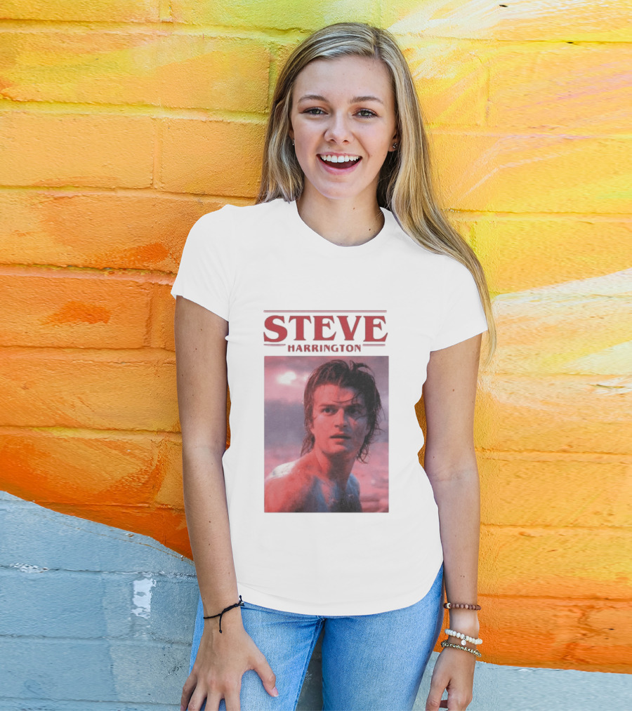 Steve Harrington Vintage Aesthetic Stranger Things Joe Keery T-Shirt