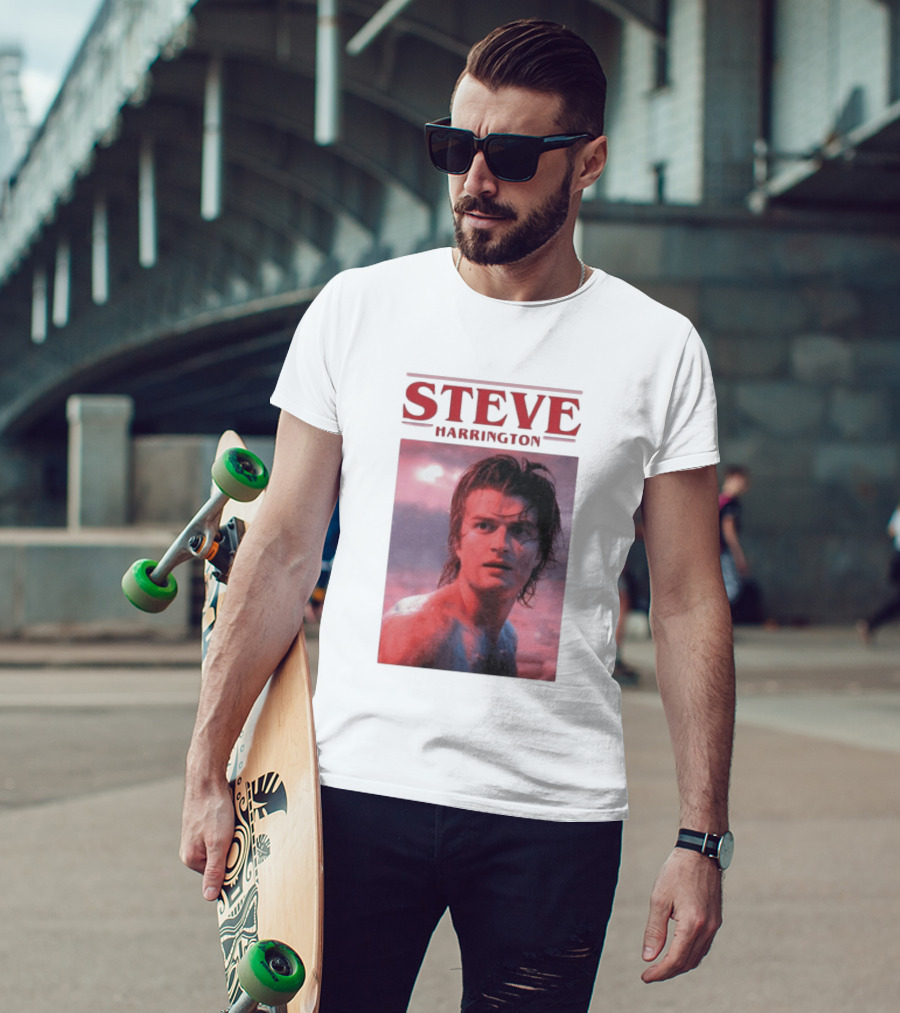 Steve Harrington Vintage Aesthetic Stranger Things Joe Keery T-Shirt