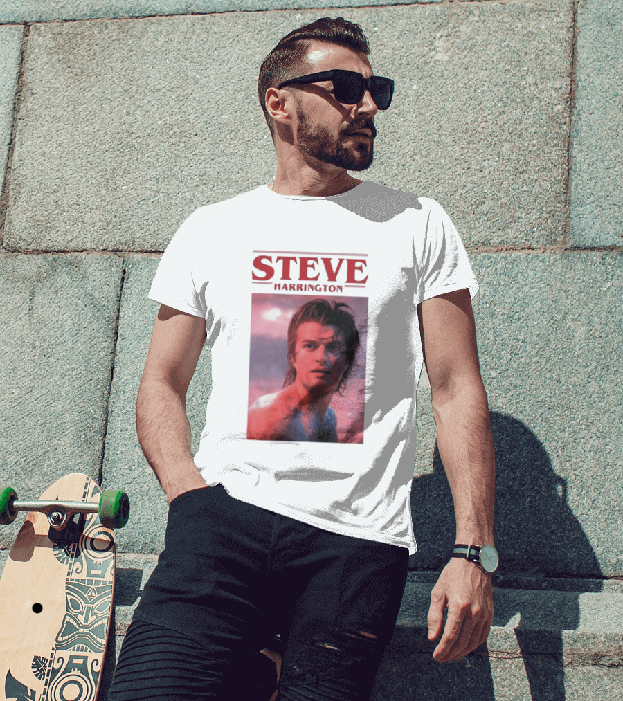 Steve Harrington Vintage Aesthetic Stranger Things Joe Keery T-Shirt