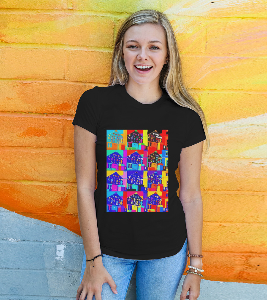 The Fulham Football Club Pop Art Craven Cottage T-Shirt