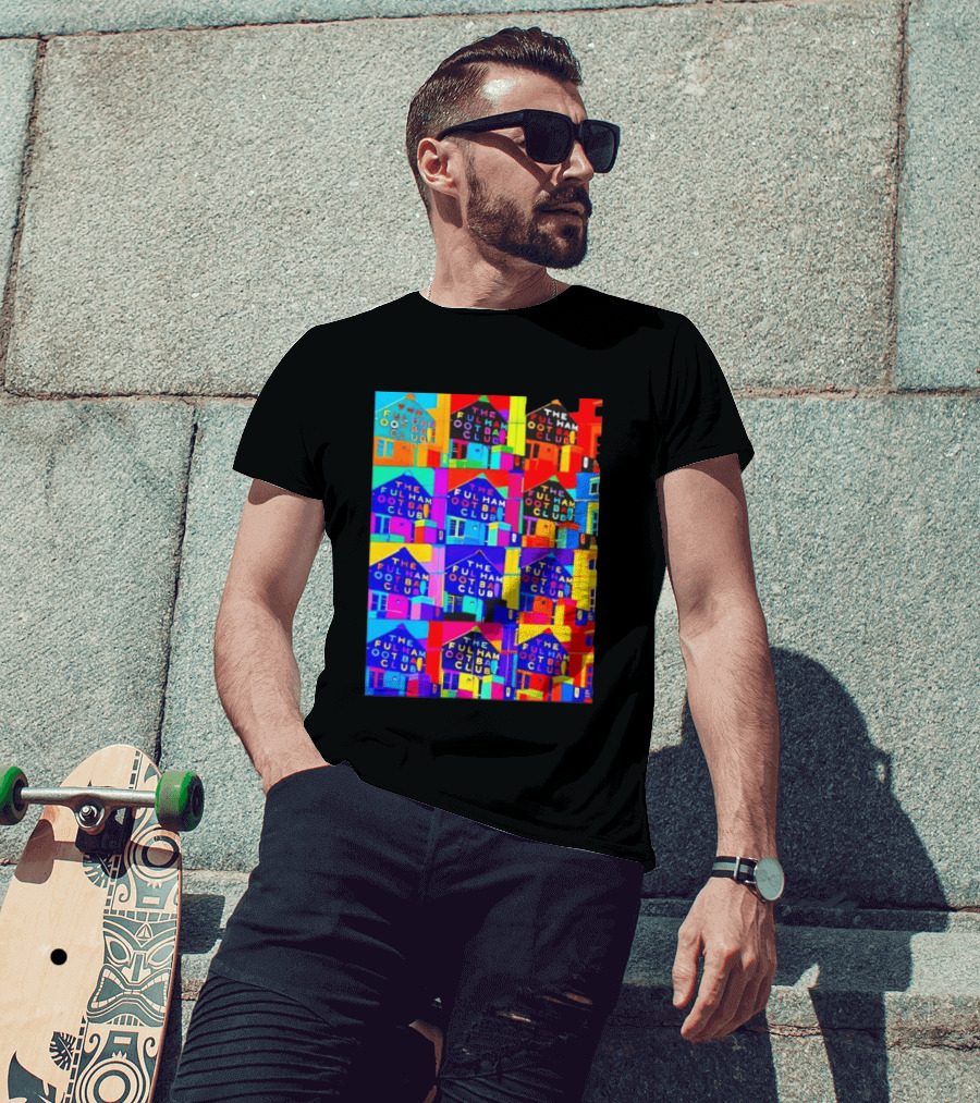 The Fulham Football Club Pop Art Craven Cottage T-Shirt