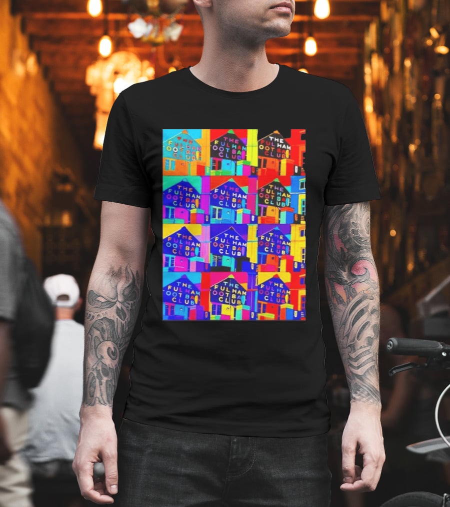 The Fulham Football Club Pop Art Craven Cottage T-Shirt