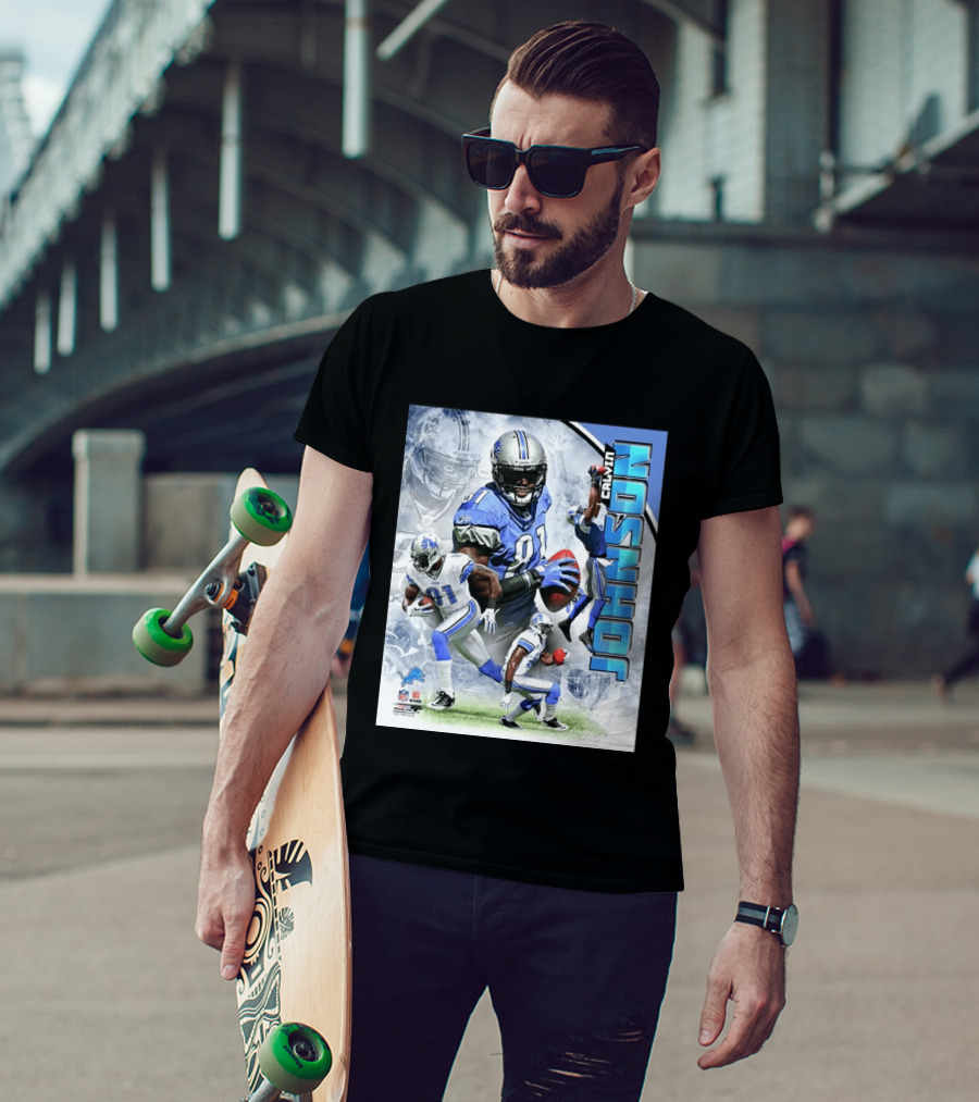 Calvin Johnson Detroit Lions NFL Football Superstar T-Shirt