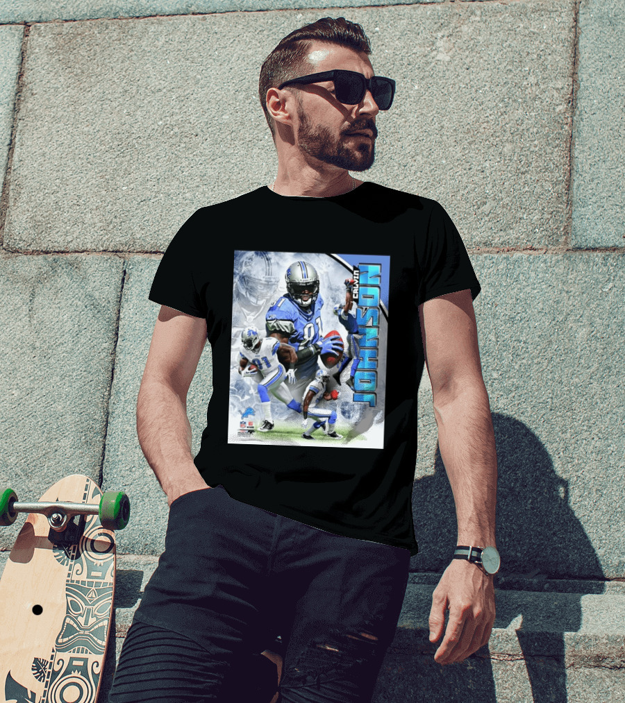Calvin Johnson Detroit Lions NFL Football Superstar T-Shirt