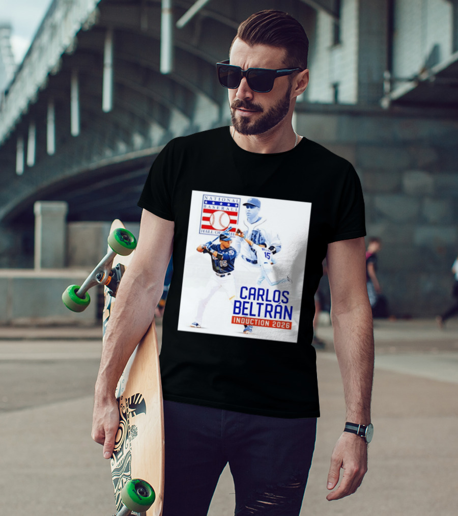 Carlos Beltran National Baseball Hall Of Fame Induction 2026 T-Shirt