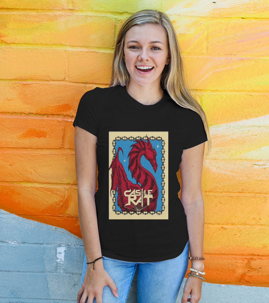 Castle Rat Red Dragon Marienthal Germany Aug 14 2026 T-Shirt
