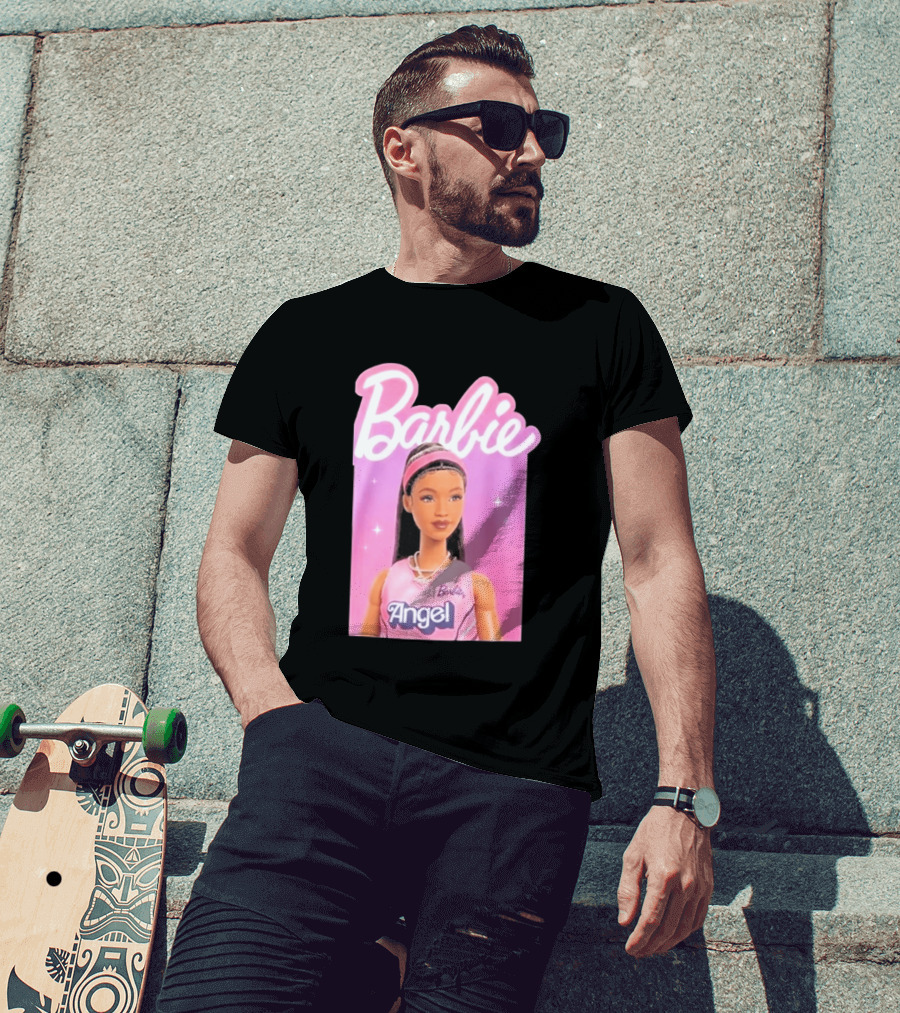Barbie Angel Basketball Doll T-Shirt