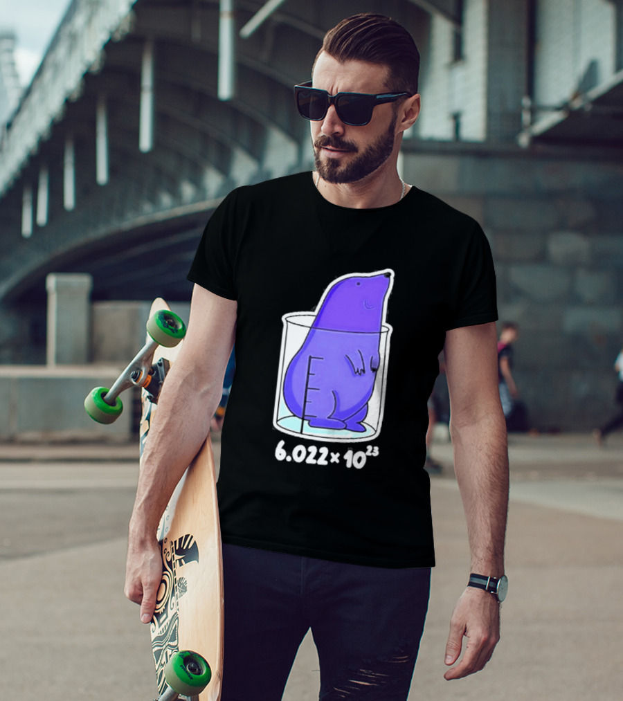 Mole 6.022 X 10²³ Avogadro Chemistry Beaker T-Shirt