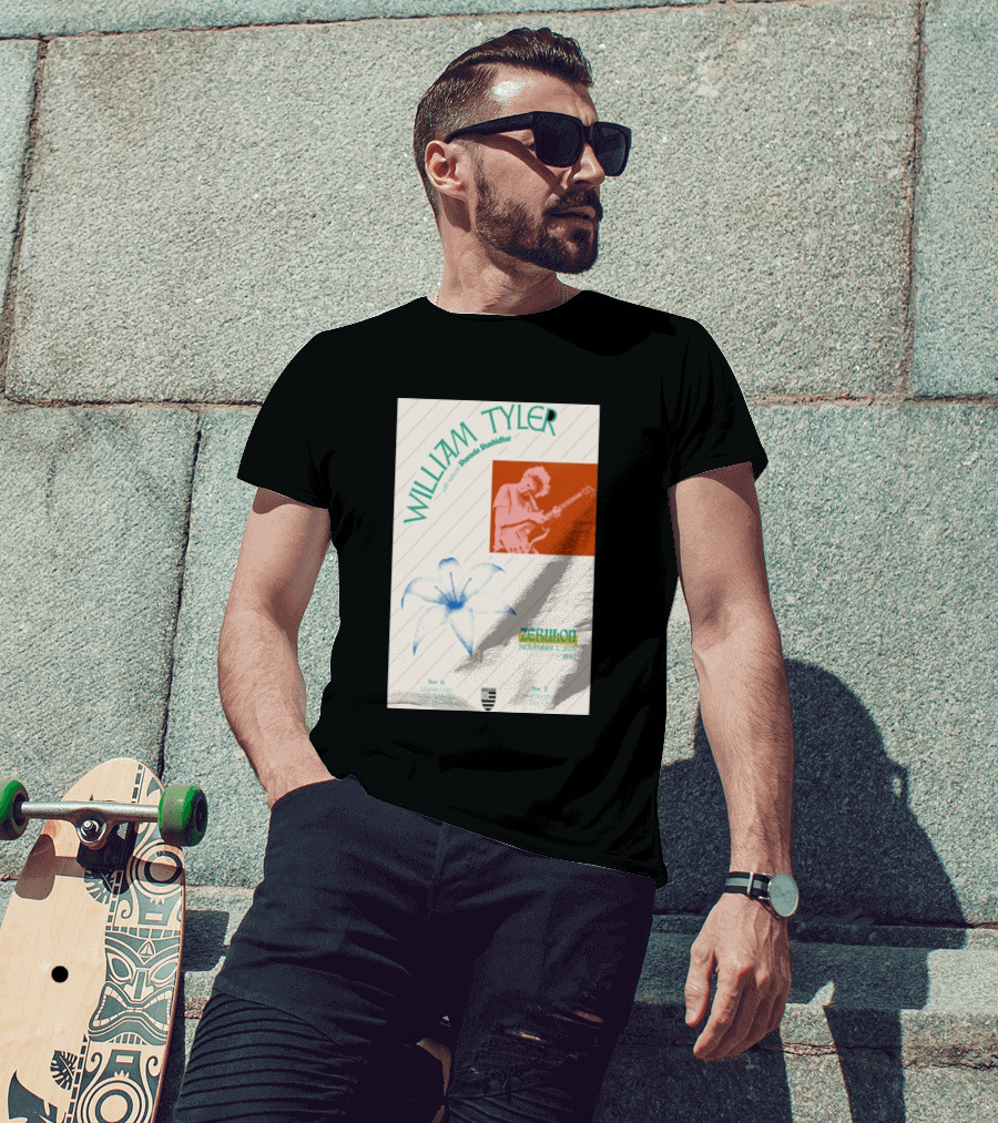 William Tyler Shazhad Shashidhar Zebulon California Concert November 5 6 7 2025 Mohave Gold Ojai Underground T-Shirt