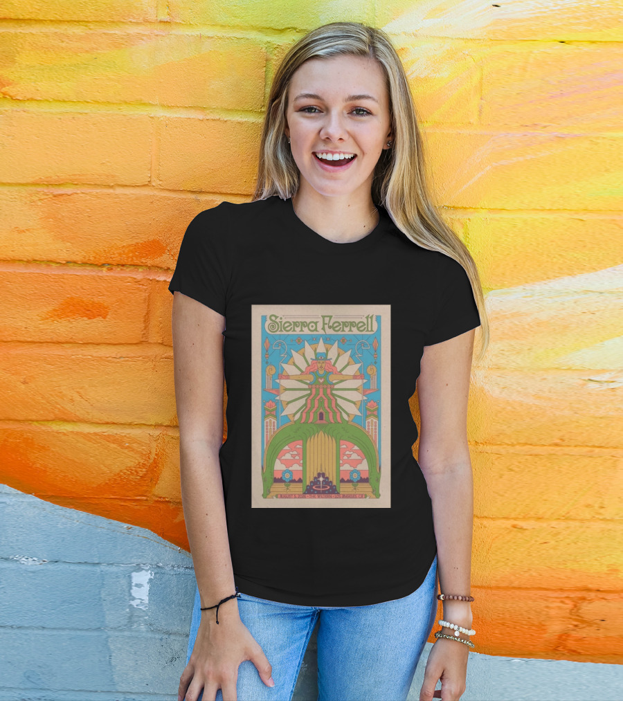 Sierra Ferrell August 5 2026 The Wiltern Los Angeles CA Psychedelic Tour T-Shirt