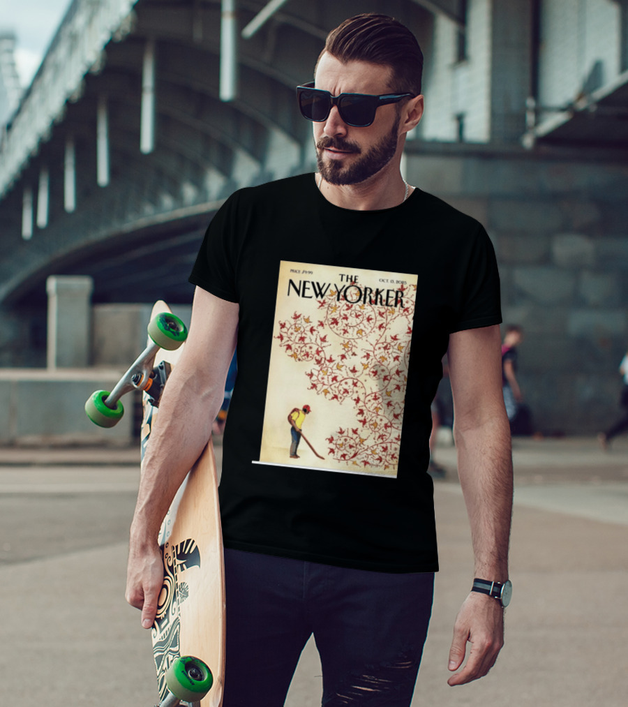 The New Yorker October 13 2025 Brian Stauffer Winds Of Change Vintage Cover T-Shirt