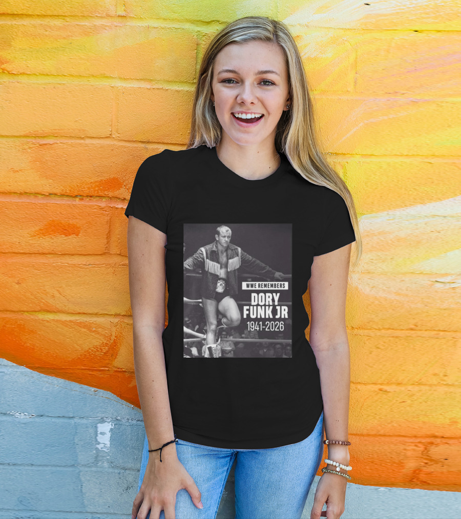 WWE Remembers Dory Funk Jr 1941 2026 T-Shirt