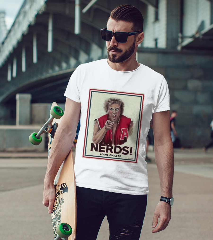 Adams College Nerds Remembering Donald Gibb 1954 2026 T-Shirt