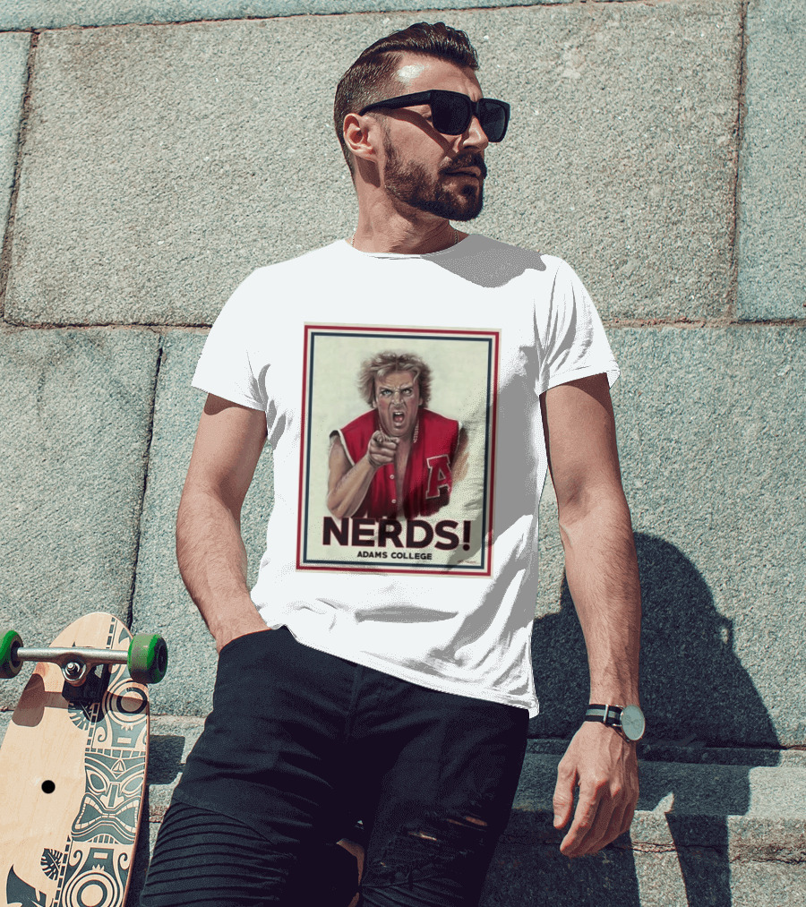 Adams College Nerds Remembering Donald Gibb 1954 2026 T-Shirt