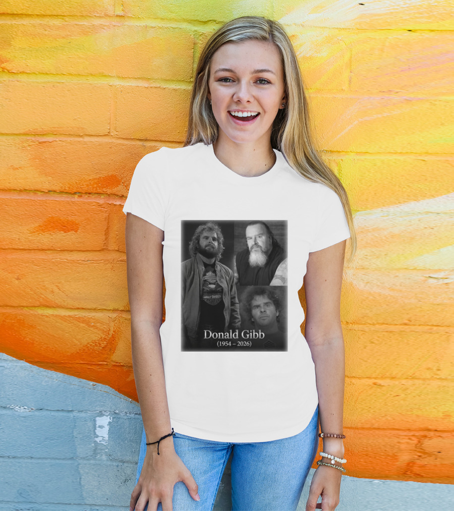 Donald Gibb 1954 2026 Harley Davidson T-Shirt