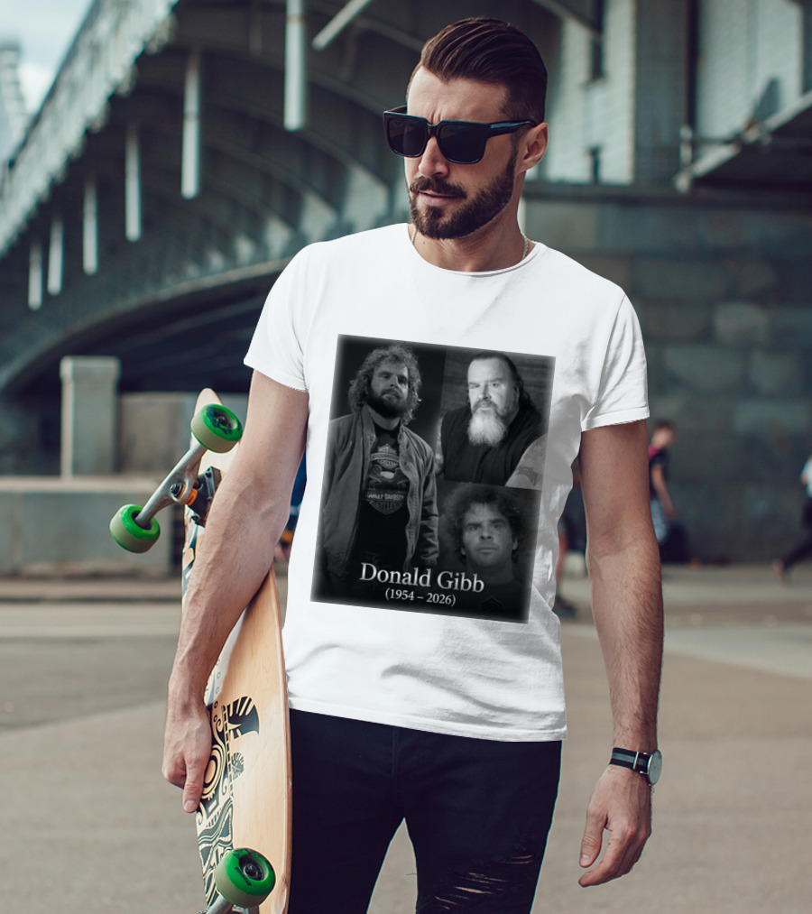 Donald Gibb 1954 2026 Harley Davidson T-Shirt