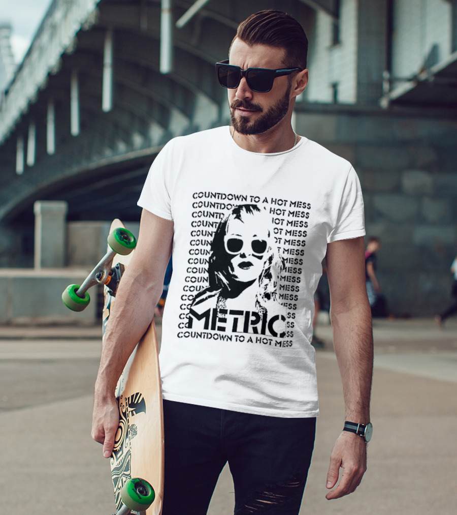 Metric Countdown To A Hot Mess Emily Haines T-Shirt