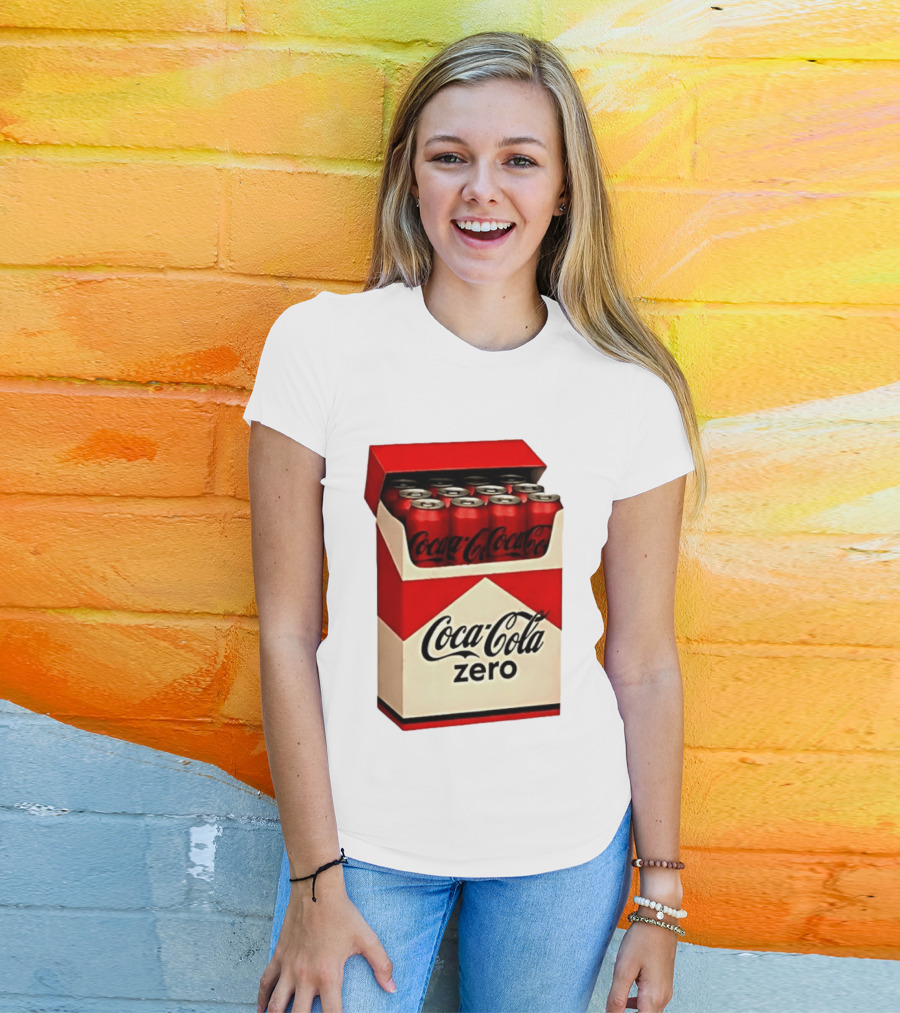 Coca Cola Zero Take The Edge Off Red Box Cans T-Shirt