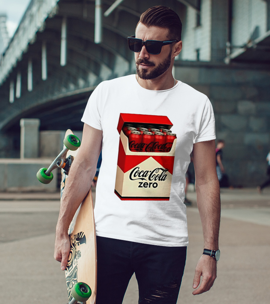 Coca Cola Zero Take The Edge Off Red Box Cans T-Shirt