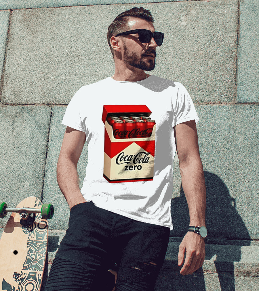 Coca Cola Zero Take The Edge Off Red Box Cans T-Shirt
