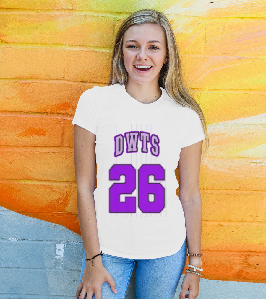 Dancing With The Stars DWTS Glitter Games 26 Jersey T-Shirt