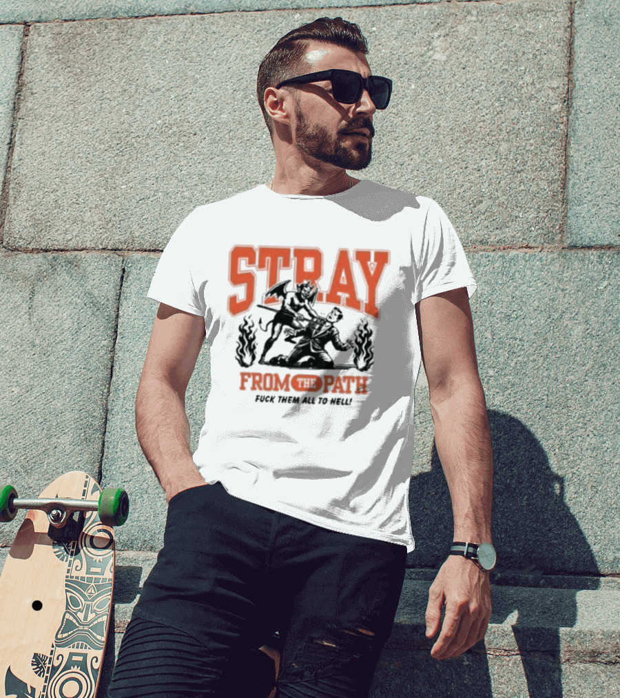 Stray From The Path Demon Figure Fuck Them All To Hell T-Shirt