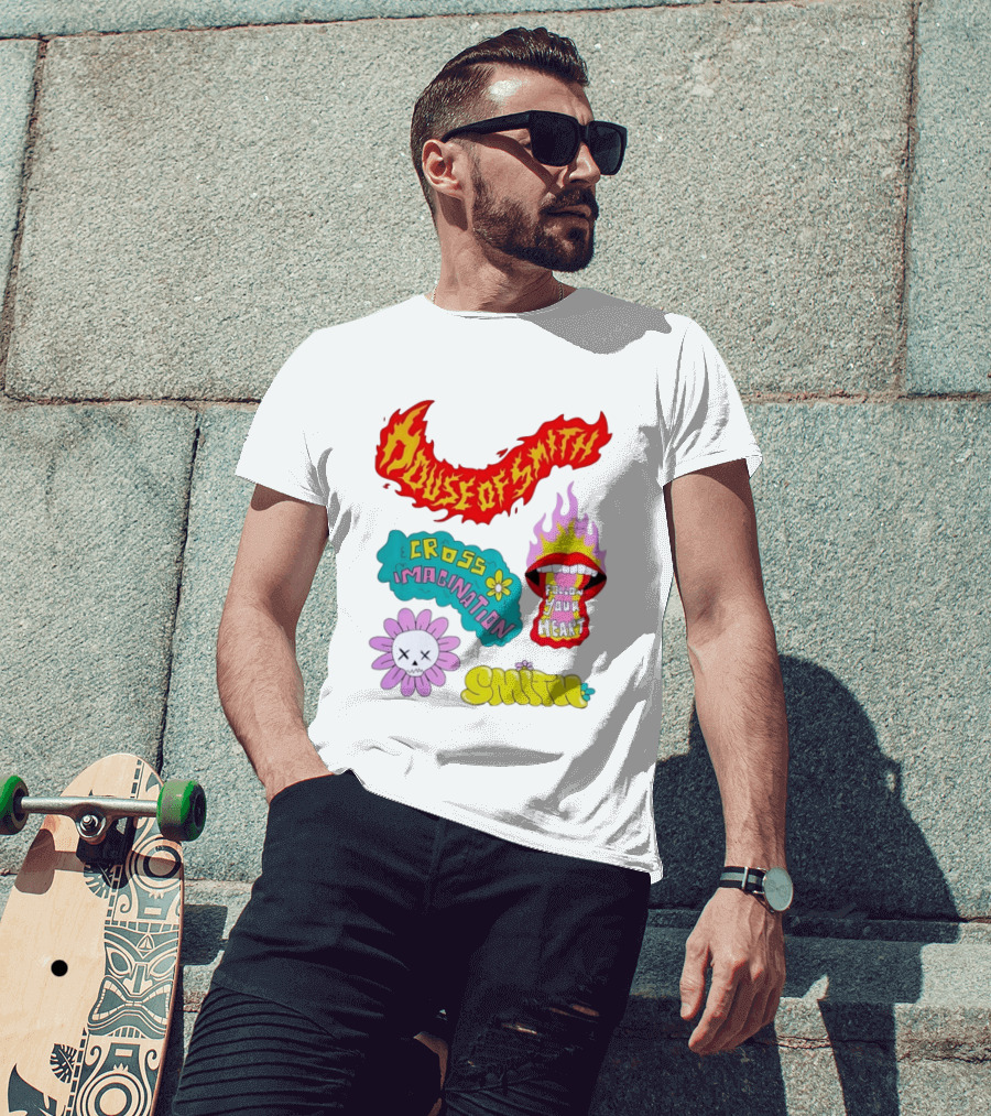 House Of Smith Cross Imagination Follow Your Heart Smith T-Shirt