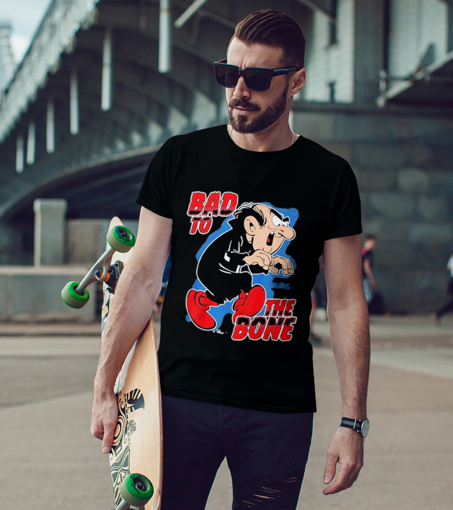 Gargamel Bad To The Bone Smurfs Cartoon Villain T-Shirt