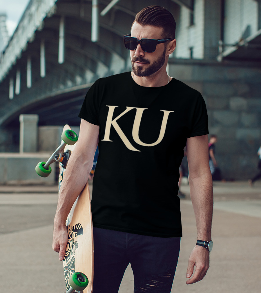 Kansas Jayhawks KU Brown Express T-Shirt