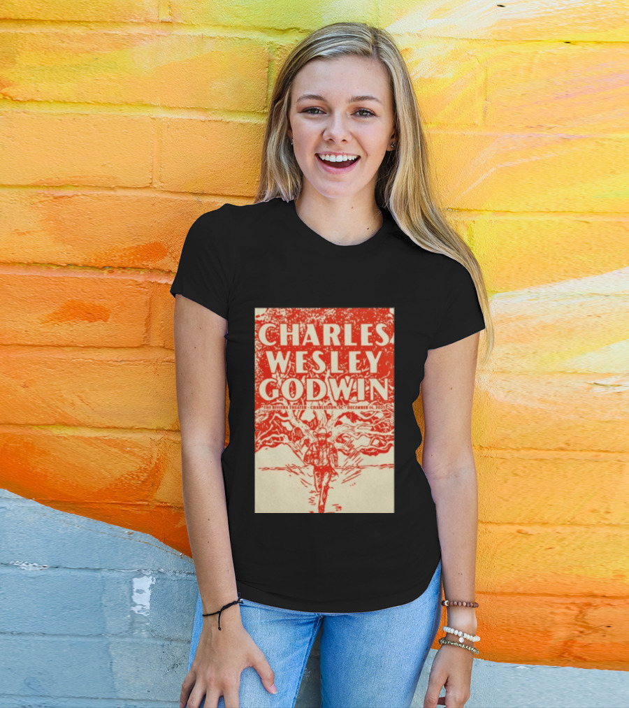 Charles Wesley Godwin Live At The Riviera Theater Charleston SC December 14 2025 T-Shirt