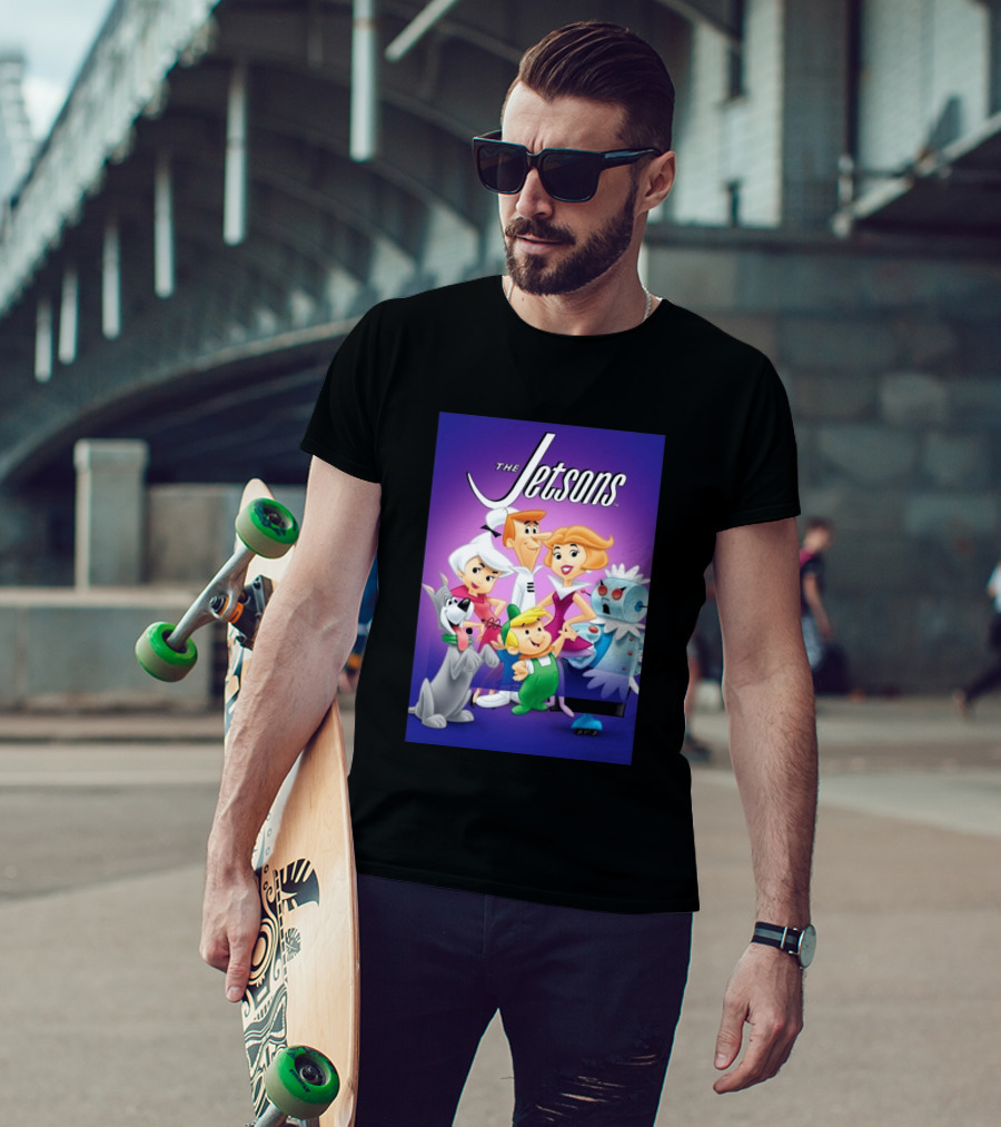 The Jetsons Family 2062 Animation Characters T-Shirt